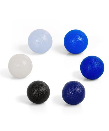 6 SPAR-Set Therapy Gel Ball Hand Trainer |High quality |Section coaches |Hand muscle trainer |Handglace coach |Finger coach |Finger strech |Anti stress ball 6er savings set (all resistors)