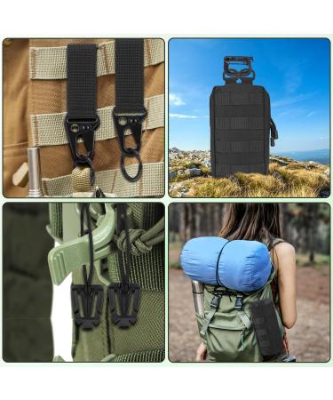 Hejo 3 Set Molle Pouch - Tactical Pocket Belt for Outdoor Camping & Bike Tours - Black - Buy Online on GoSupps.com