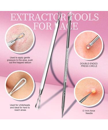 Teenitor Blackhead Remover Kit - 5 Piece Acne & Pimple Extraction Tool Set for Clear Skin | Includes Extractors & Tweezers - Buy Online on GoSupps.com