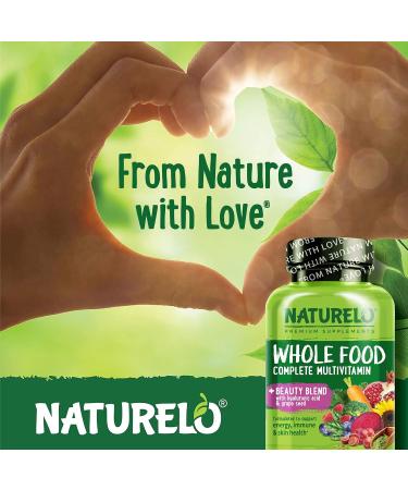 NATURELO Whole Food Multivitamin - 60 Vegan Capsules - Buy Online on GoSupps.com