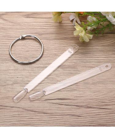 Nail Art Tips Stick - 50pcs Display Fan Practice Starter Color Ring Clear DIY Tips for Creative Nail Design | International Shipping Available - Buy Online on GoSupps.com
