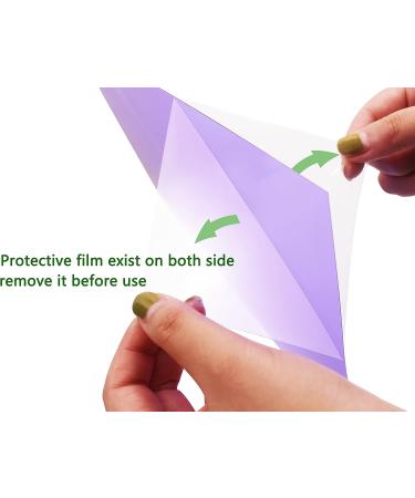 14 Pack Colored Overlays Transparency Color Film Plastic Sheets - 8.5 x 11 Inch - 7 Assorted Colors - Buy Online on GoSupps.com