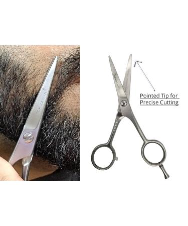 Buy Barber Straight Razor & 10 Blades - Stainless Steel Beard Shaver with Red Holder for Precision Shaving | International Shipping Available - Buy Online on GoSupps.com