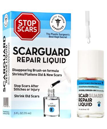 Scarguard Scar Treatment - Use For New & Old Scars - With Silicone & Vitamin E - 0.5 oz