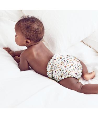 Esembly Cloth Diaper Bundle Set | Organic Absorbent Inners | Waterproof Cover | Reusable Washable Diapers | Snap Closure | Size 2 (18-35lbs) | Terrazzo Design - Buy Online on GoSupps.com
