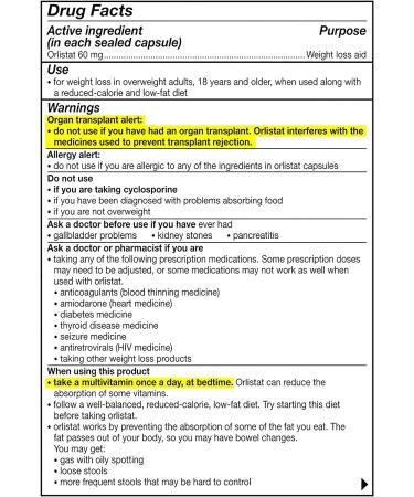 Alli Diet Weight Loss Supplement 60mg Capsules - 170 Count (1 Pack) - Buy Online on GoSupps.com