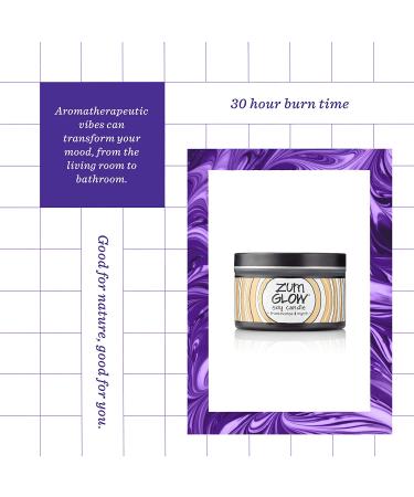 ZUM Glow Frankincense & Myrrh Soy Candle - 7 oz | Aromatherapy Relaxation - Buy Online on GoSupps.com