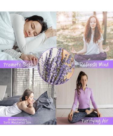 Dried Lavender Bundles - Uieke Natural Flowers for Home Decoration & Fragrance (16 280-300 Stems, 2 Bundles Purple) - Buy Online on GoSupps.com