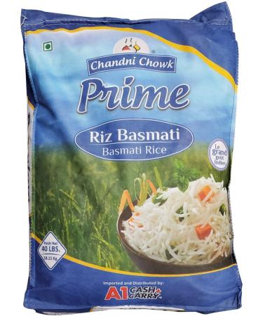 Chandni Chowk Select Basmati Rice White Basmati Rice Bulk Bag 40lb