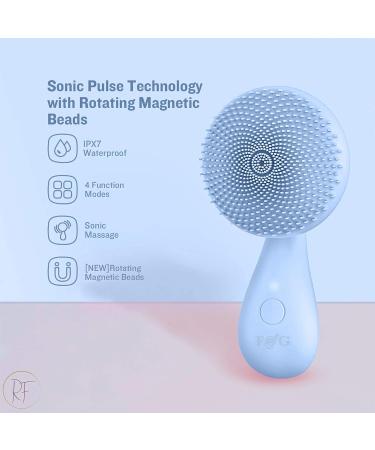 Ultra-Sonic Silicone Facial Cleansing Brush - Waterproof Rechargeable 4 Modes Portable & Ergonomic | International Shipping - Buy Online on GoSupps.com