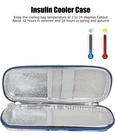 Insulin Carrying Travel Case Watertight Insulin Cooler Travel Case Insulin Cooler Bag Multi Layers Zipper Closure Insulin Supplies Travel Case Without Ice Packs (Pink) - Buy Online on GoSupps.com