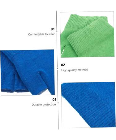 Beatifufu 2 Pairs Gel Gloves Moisturizing Gloves Reusable Half Finger Gloves Moisturizing Fingerless Gloves Essential Oils Gloves Cracked Hands Repair Gloves Grooming Glove Knitting 16X13X1CM - Buy Online on GoSupps.com