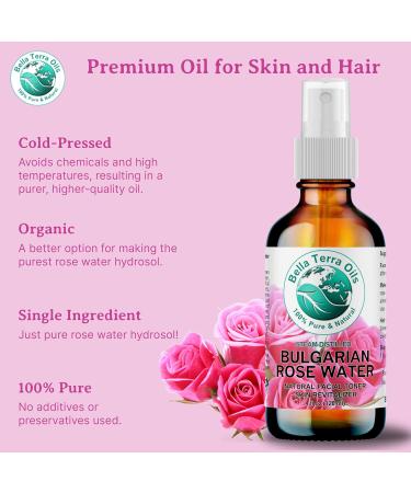 Bella Terra Oils Rose Water Hydrosol 1 Gallon | Pure Gentle Facial Toner & Mist | Natural Skin Tonic Makeup Setting Spray | Organic Steam-Distilled 128 Fl Oz (Pack of 1) - Buy Online on GoSupps.com