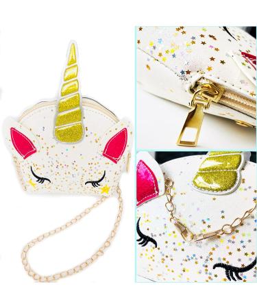 Shop Unique White Unicorn Shoulder Bag for Girls - Perfect for Cosmetics & Mini Essentials - Buy Online on GoSupps.com