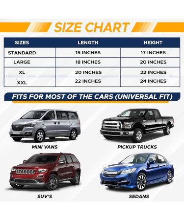 EcoNour Set of 2 Baby Sun Shades for Car Windows | UV Protection for Kids | Fits Most Vehicles | Essential Travel & Baby Car Accessories - Buy Online on GoSupps.com