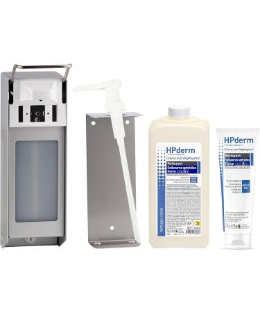  SORIFA Pack of 3 - HPderm Vegetogrins Cleansing Cream Strength 4 - Hands and Arms - Special Dirts - Grease Paint Ink Putty Tar Glue Foam - Soap Free - 1L Bottle - Buy Online on GoSupps.com