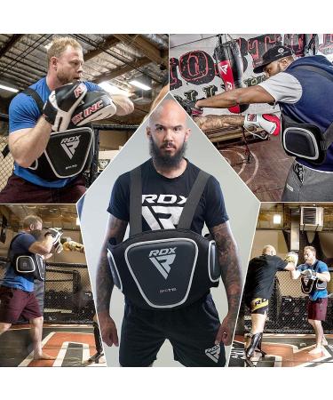 RDX Belly Pad Protector - Maya Hide Leather Rib Shield for Boxing and Martial Arts Training - Buy Online on GoSupps.com