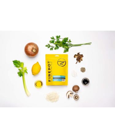 FIREPOT Porcini Mushroom Risotto - Vegan Dehydrated Expedition Food - Buy Online on GoSupps.com