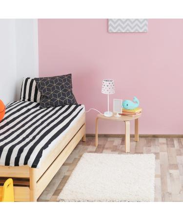  Buy Relaxdays Children s Bedside Lamp - Pink-White Hearts Fabric Lampshade | Perfect for Baby & Child | HxD: 43 x 16 cm - International Shipping Available  - Buy Online on GoSupps.com