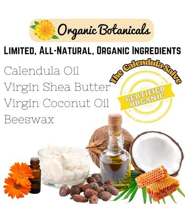 Pure Calendula Salve - Soothing Diaper Rash & Dry Skin Relief | 2 oz Natural Skin Moisturizer for Scratches Cuts Hands & Feet - Buy Online on GoSupps.com