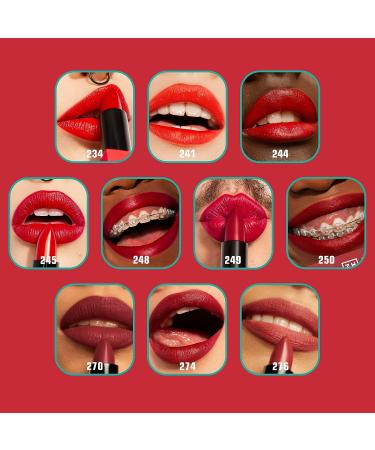 3INA Makeup Lipstick 276 - Maroon Brown, Vitamin E & Shea Butter, Long Lasting Matte Finish, Vegan & Cruelty Free - Buy Online on GoSupps.com