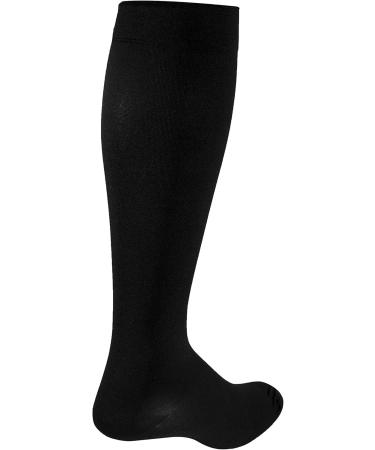 Truform HMNA 9808 Compression Stockings - 15-20 mmHg Below Knee Closed Toe Black - Men & Women - Medium Size (1 Pair) - International Shipping Available - Buy Online on GoSupps.com