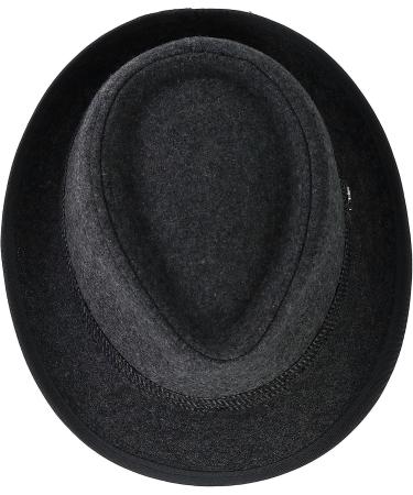 Ascentix Men's Fedora - Classic Wool Blend with Herringbone Band - Large Grey - Buy Online on GoSupps.com