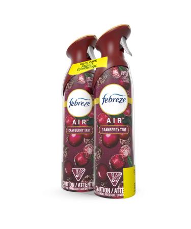 Febreze Air Effects Odor-Fighting Air Freshener Cranberry Tart 250 g Aerosol Can Pack of 2