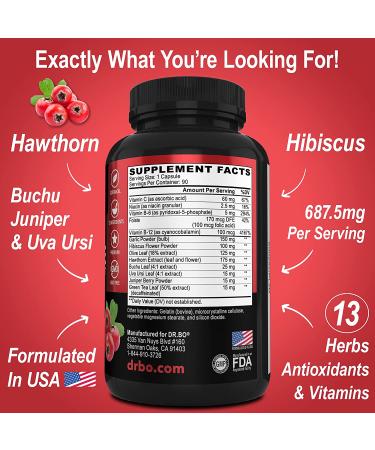 Blood Pressure Support Supplement - Natural Herbal Formula for Heart Health and Hypertension Relief - High Circulation Vitamins & Herbs - Buy Online on GoSupps.com