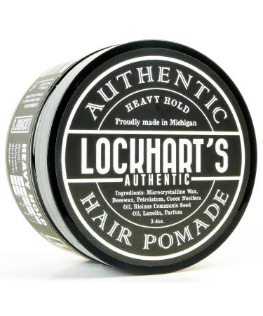 Lockhart's Heavy Hold Hair Pomade  Low Shine  Coco Vanilla Scent  3.4oz