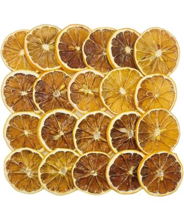 Dried Lemon Slices - Premium Dehydrated Cocktail Garnishes - 30 Servings (50g Approx) - Buy Online on GoSupps.com