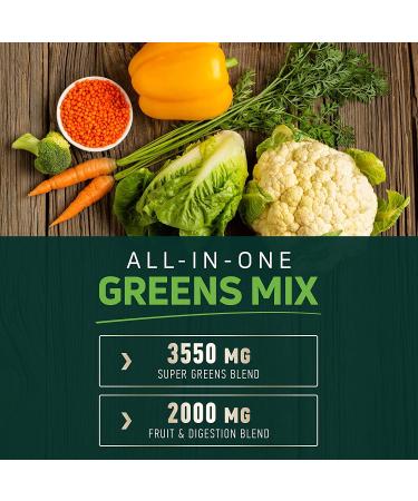 Organic Superfood Powder (Berry Blast) - Premium Blend with Ashwagandha, Spirulina & Antioxidants for Energy, Detox & Alkalizing | Healthy Greens Drink | 30 Servings - Buy Online on GoSupps.com