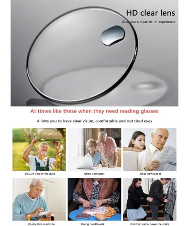 Shop Lanomi Mini Foldable Reading Glasses for Men & Women - Stylish Metal Design 1.0 to 4.0 Diopters Case Included | 1er/2er/4 Pack Available - Buy Online on GoSupps.com