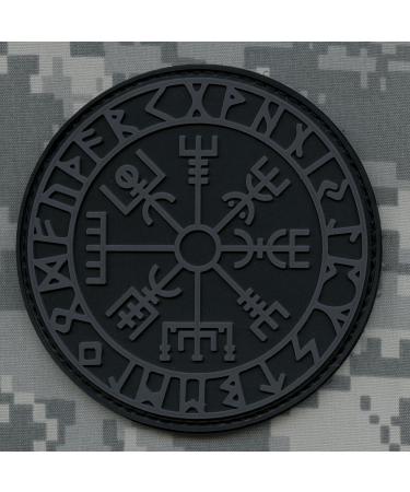 LEGEEON ACU Subdued Vegvisir Viking Compass Morale Patch - Norse Rune Tactical PVC Patch - Buy Online on GoSupps.com