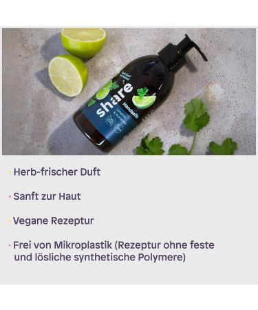 Buy Liquid Soap Lime & Coriander - pH Skin-Neutral Vegan 250ml | Eco-Friendly Soap for All Skin Types - Buy Online on GoSupps.com