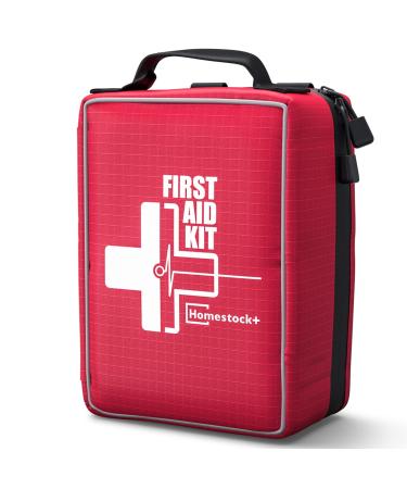 New Upgrade  First aid Kits Compact First aid Kit Emergency Kits with Labelled Compartments Molle Systemfor Car  Home Travel  Hiking  Camping  Office  College Dorm Student and etc. Standard