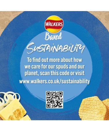 Walkers Cheese & Onion Baked Crisps 12 x 22g Blue - Buy Online on GoSupps.com