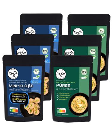 Lower Carb potato products combi sets |strongly carbohydrate reduced |reduced calorie |Protein and fiber-richOrganic (3x mini dumplings + 3x puree)