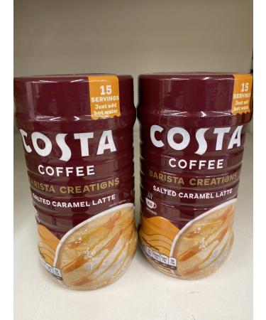 Costa barista creations salted caramel latte 255g (packs of 2)