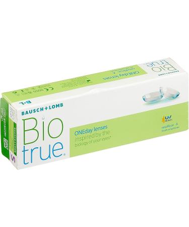 Buy Bausch and Lomb Biotrue ONEday Daily Contact Lenses - Soft Spherical 30 Pack 3 Diopters BC 8.6 mm DIA 14.2 - International Shipping Available - Buy Online on GoSupps.com