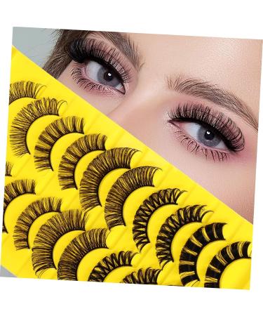 50 Pairs Fluffy Spiky False Eyelashes - Natural Makeup Tools for Women | Realistic Wispy Bulk Extensions - Buy Online on GoSupps.com