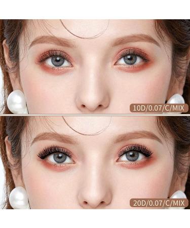 DIY Eyelashes Set - 8-12mm Mix Cluster False Eyelashes | 0.07mm C Curl | No Glue Eye Makeup - Buy Online on GoSupps.com