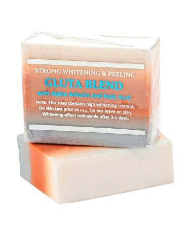 Premium Whitening Soap with Glutathione Arbutin & Kojic Acid - Maximum Peeling for Radiant Skin | International Shipping Available - Buy Online on GoSupps.com