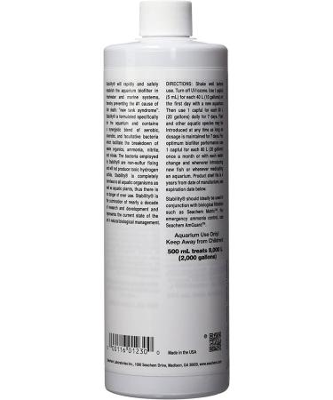 Seachem Stability Fish Tank Stabilizer 500ml - Freshwater & Marine Aquarium Solution - Buy Online on GoSupps.com