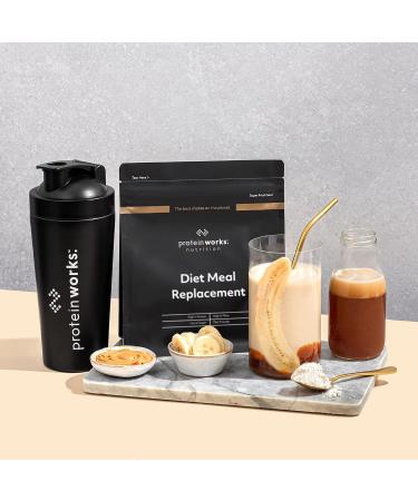 Protein Works Diet Meal Replacement | 250 Calorie Banana Smooth | Weight Loss Meal | 14 Servings | 1kg Meal Replacement - Buy Online on GoSupps.com
