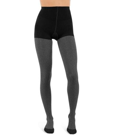 Jomi Compression Pantyhose Women 15-20mmHg Opaque Closed Toe - Heather Grey Medium - Buy Online on GoSupps.com