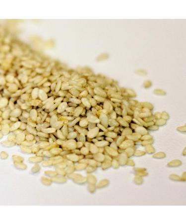 Certified Organic White Sesame Seeds - FreshJax Premium Seasonings (Large Bottle) - Buy Online on GoSupps.com