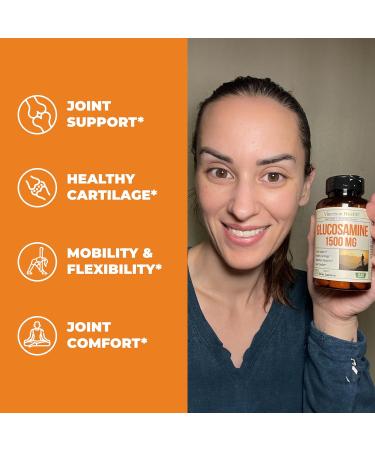 Buy Glucosamine Sulfate 1500mg Joint Support | Cartilage & Bone Health Supplement | 120 Count for Occasional Discomfort Relief - Buy Online on GoSupps.com