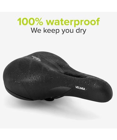VELMIA Bike Seat: Comfy Memory Foam Saddle for Men & Women | Waterproof, Smart Zone-Concept | Ideal for Exercise, BMX, MTB & Road Touring - Buy Online on GoSupps.com