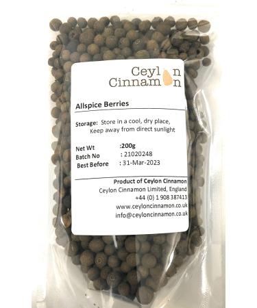 Allspice Berries Whole Dried Pimento Grade A Premium Quality 200g - Buy Online on GoSupps.com